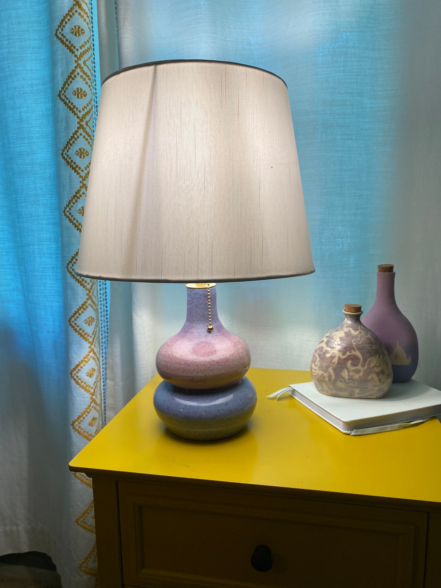 Speckled Cotton Candy Lamp