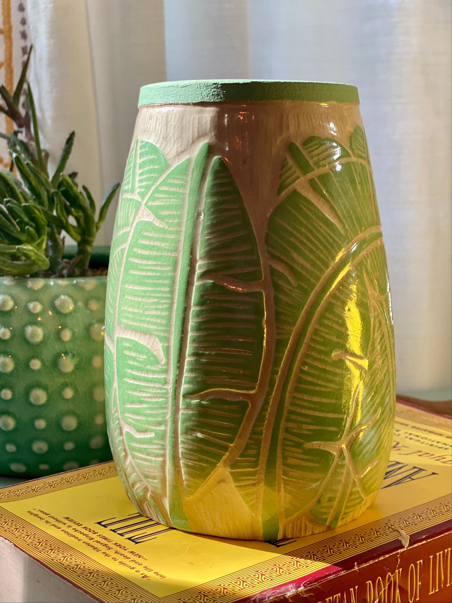 Banana Leaf Vase