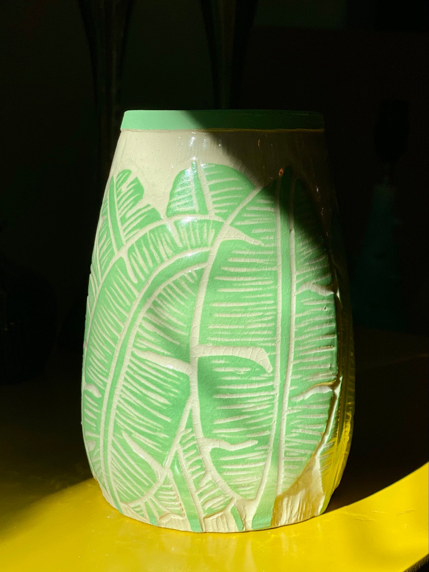 Banana Leaf Vase