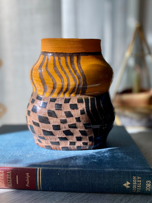 Checkered Vase