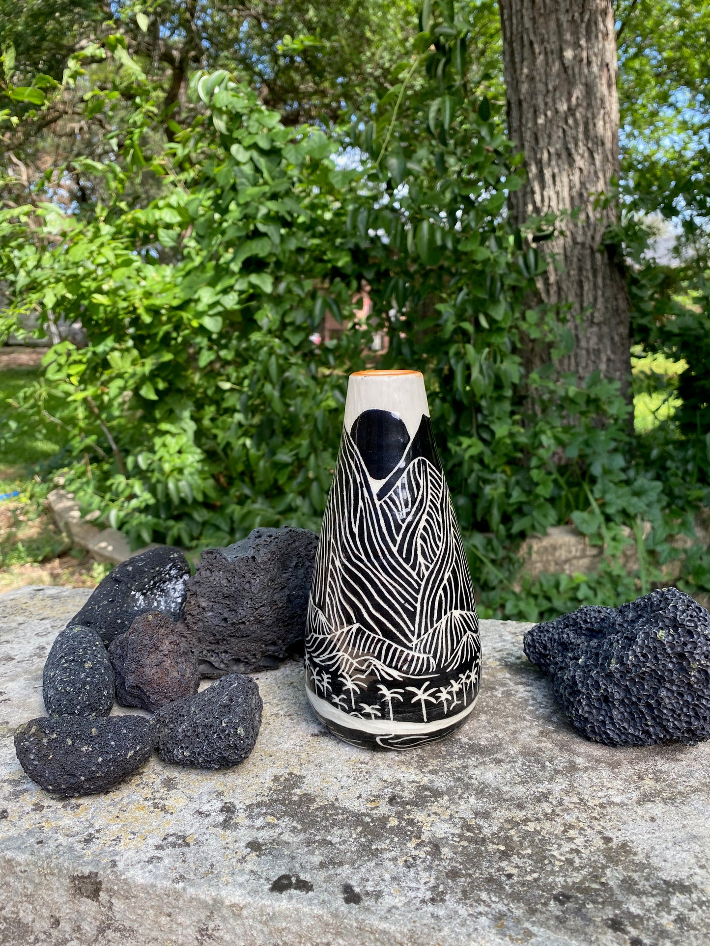 Hawaiian Volcano Vase